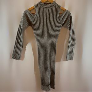 Charlotte Russe Gray Sweater Dress